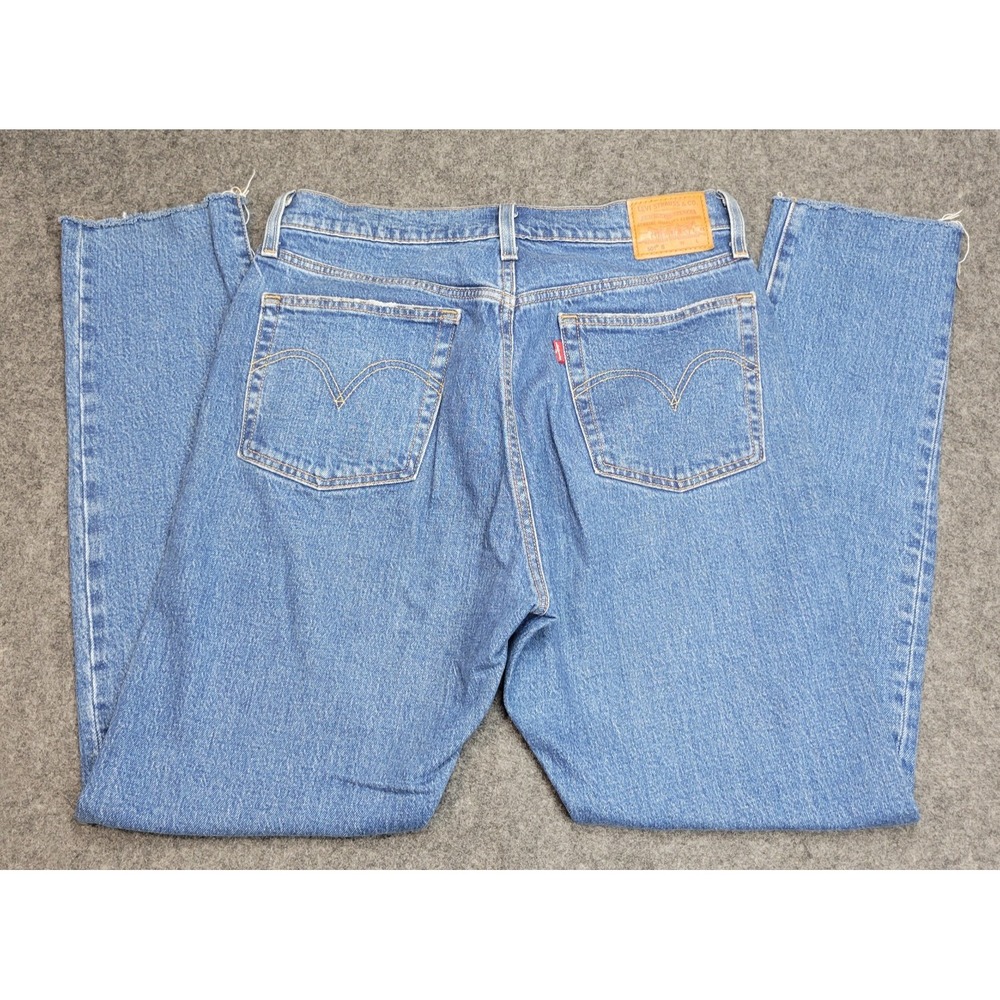 Levis 501 Jeans Mens 30X30 Original Fit Button Fly Work Wear Rancher Raw Hems
